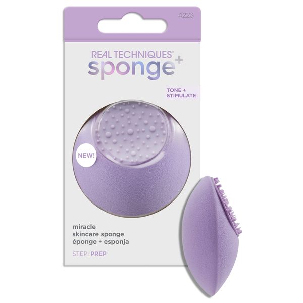 Miracle Skin Sponge: Esponja Multifunctional with Colágeno REAL TECHNIQUES