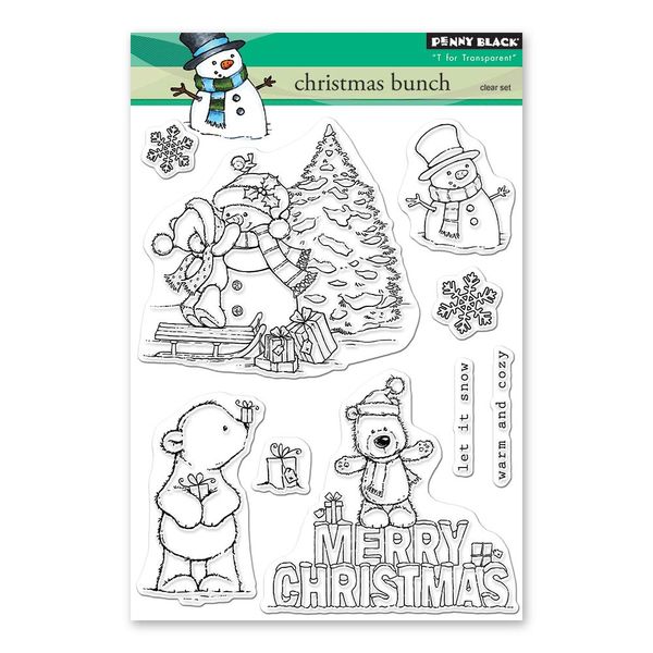 Penny Black Clear Stamp Set, Wood