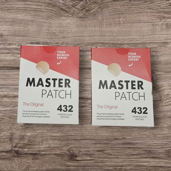 Hydrocolloid Acne Master Patches , Clear Colored, Pimple Patch, 864ct