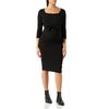 Supermom Women's Dress, Black - P090, 36