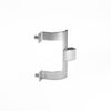 Shower Door Handle Chrome with Towel Bar Insert post 2-1/16in Centers Pair
