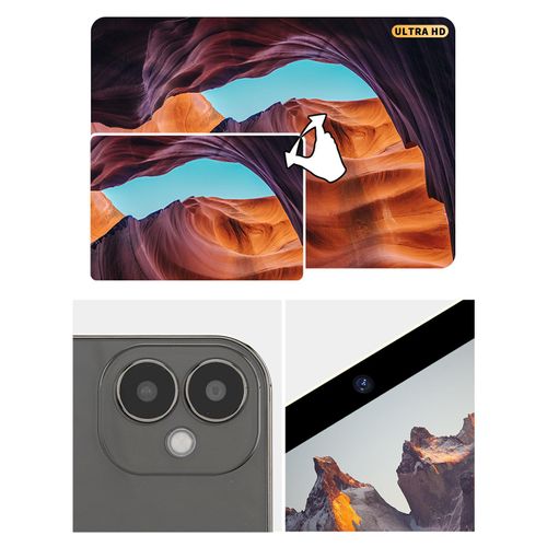 64MP 4K Digital Camera for Photography, Vlogging Camera, 128G Expandable, 3 Inch Touch Screen, 3600mAh, 10x Telephoto, Webcam, Music Playback (Black)