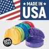 Marble Retainer Cases, Assorted Colors, Pack of 6