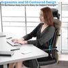 Lumbar Support Back Cushion for Office Chair Car Seat Computer Game, Memory Foam