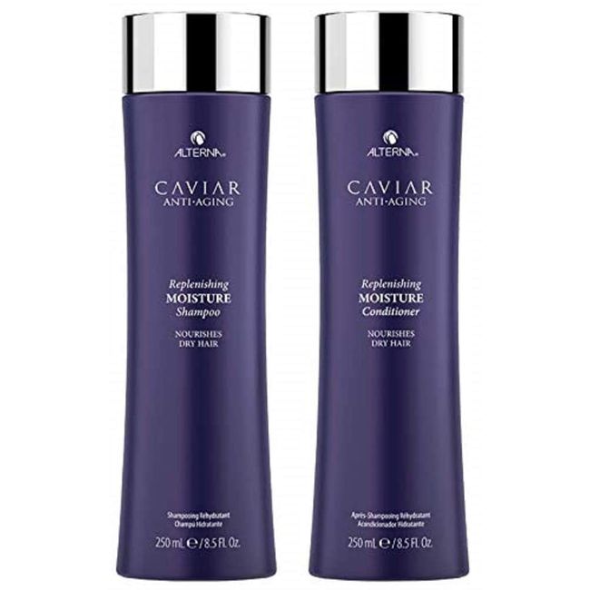 Alterna Caviar Anti-Aging Replenishing Moisture Shampoo/ Conditioner, 8.5 fl. oz.