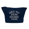 Flox Creative Makeup Bag Amazing Photography Teacher Navy