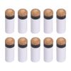 Alomejor Snooker Pool Cue Tip Replacement Size Cue Tips No Glue Tool Required Pack of 10, Default