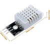 DHT22 Single Bus Digital Temperature and Humidity Sensor AM2302 Module Electronic Building Block Compatible with Arduno 2PCS