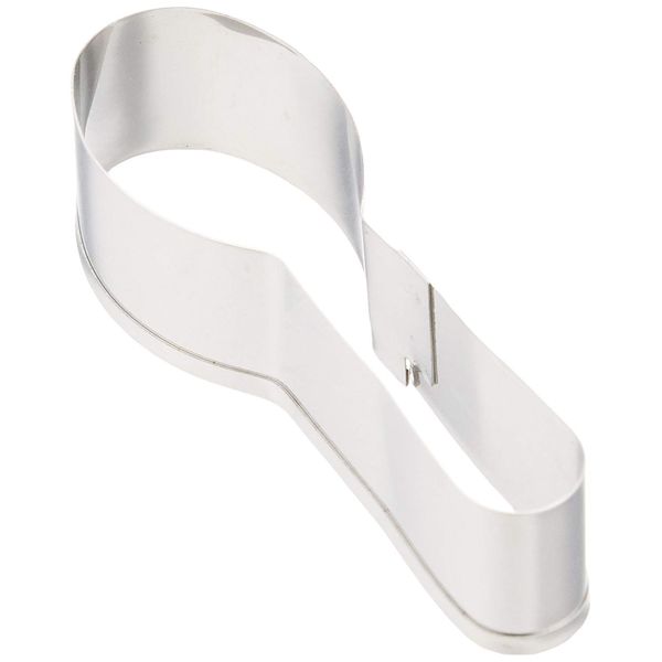 Tiger Crown 1380 Cookie Cutter, Silver, 0.9 x 3.0 x 0.8 inches (24 x 76 x 20 mm), 18-8 Cutter, Spoon, 18-8 Stainless Steel