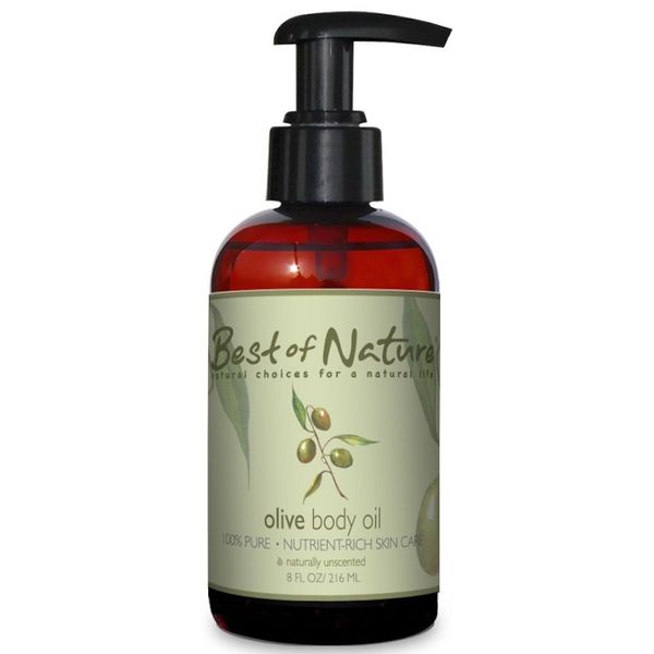 Best of Nature 100% Pure Olive Massage & Body Oil (8 oz)