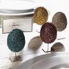 Mud Pie Glitter Egg Placecard Holders (Set/4)