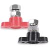 CHEDA Junction Block Power Post Set Insulated Terminal Stud 3/8" Stainless Red & Black