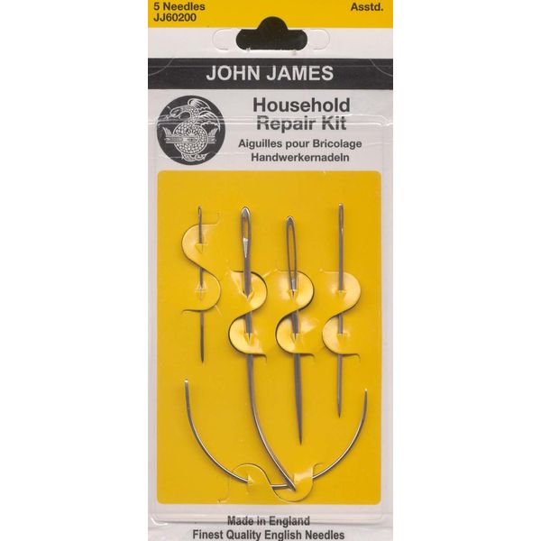 Colonial Needle 5 Count John James Household Repair Assorted Needle