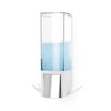 Compactor Single Soap Dispenser, PET + ABS, White
