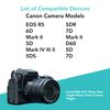 Foto&Tech 2.5mm-C3 Remote Control Shutter Release Cable Cord for Miops Nero Smart Camera Trigger, Compatible with Canon EOS R5, 5D Mark IV, 7D Mark II