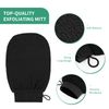 BiJun Exfoliating Glove Moroccan Kessa Scrub Exfoliating Gloves Deep Exfoliating Mitt Body Scrub Premium Scrub Wash Mitt Body Skincare at Home Shower or Bath Exfoliating Mitts for Dead Skin Remover