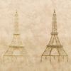 Merveil Wall Hook Eiffel Cream