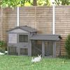 Elevated Outdoor Small Animal Backyard Wooden Weather Resistant Rabbit Hutch