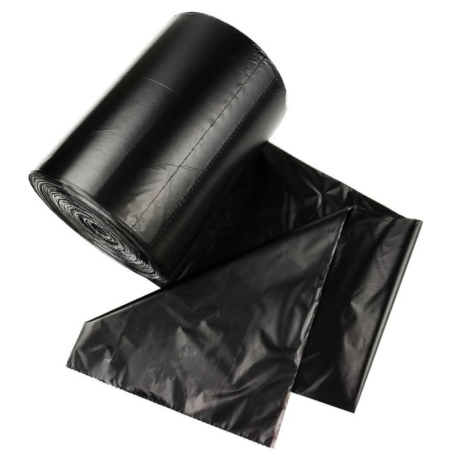 Nicesh nicesh small trash bags, 6 gallon office garbage bag, black