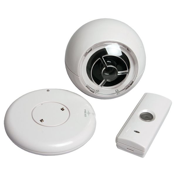 SX220W Byron Wireless Rechargeable Door Bell Chime Kit by Byron