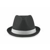 PromotionGift Coloured polyester hat - black