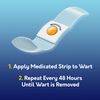 Compound W Maximum Strength One Step Invisible Wart Remover Strips, 14 CT