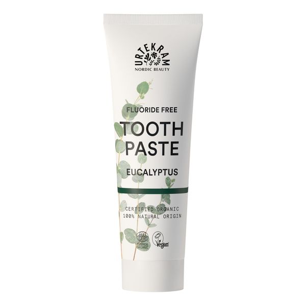 Urtekram Toothpaste - Strong Mint - Bio 9-75 ml, Vegan, Organic, Flour Free, Natural Origin