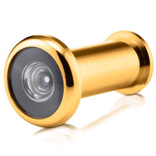 XFORT® Polished Brass Door Viewer, Wide Angle Door Spy Hole, Security Spy Hole for Front Door, Peep Holes for Doors, Door Peephole, Peep Hole, Door Spyhole, Door Viewers for Safety