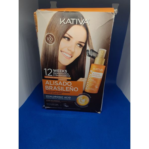 Kativa Brazilian Straightening Kit 12 Weeks of Home Use Professional Keratin (X)