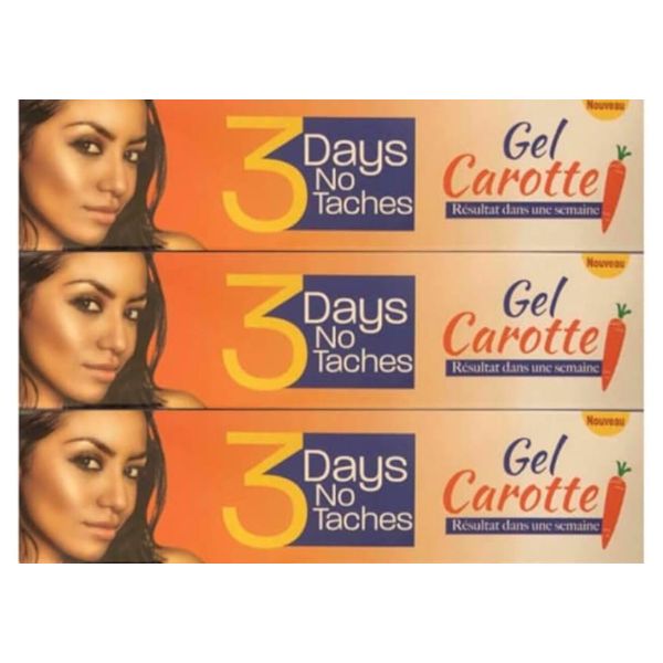3 Days No Taches Gel Carrote Set 3