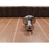 Polished Chrome 1.25 In Solid Brass Round Knob For Cabinets And Drawers Kitchen