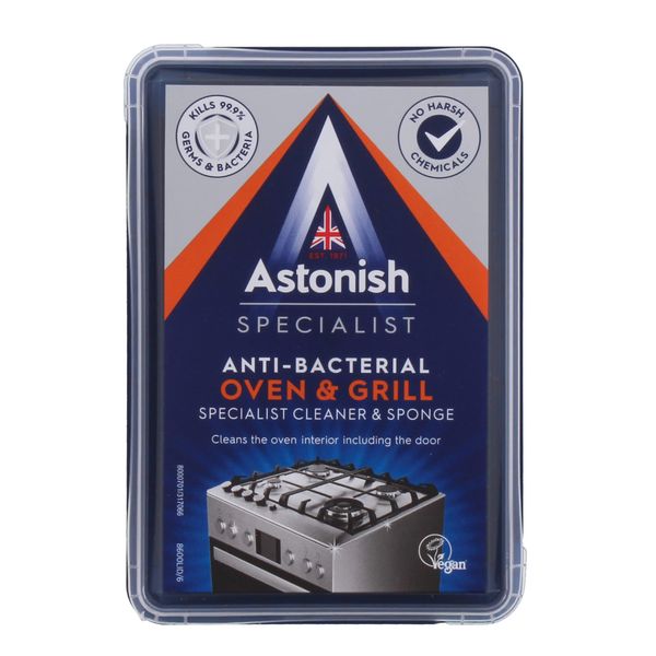 Astonish Specialist Oven & Grill Cleaner & Sponge, 250g