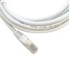 Cablix Cat 5E UTP Patch Cord with Boot, 10ft, White, 5-Pack – Reliable Ethernet Cable for Fast Networking & Internet Connections