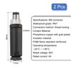 sourcing map 2Pcs 4 Pin M8 Male Aviation Connector Wire Plug A Coding 8mm Circular Sensor Connector Waterproof IP67 for Cable