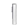 Xikar Trezo Lighter, Inline Triple Jet Flame, Piezo Ignition, Protective Lid, Oversized Adjustment Wheel, Chrome/Silver