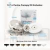 SkyPlug Standard Plug & Play Lighting Base - Carina-Matte Black Finish