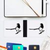 Azeeda 'Magpie with Ring' Wallet (WL00000453)