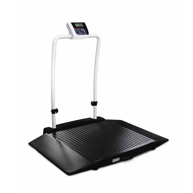 Rice Lake 141447 1000lb x 0.2lb, 350-10-3 Dual-ramp Wheelchair Scale