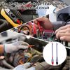 Wire Piercing Probe, Insulation Piercing Clip Set for Multimeter Voltage Testing Detect Automobile Electrical Circuit (2mm Plug Long)