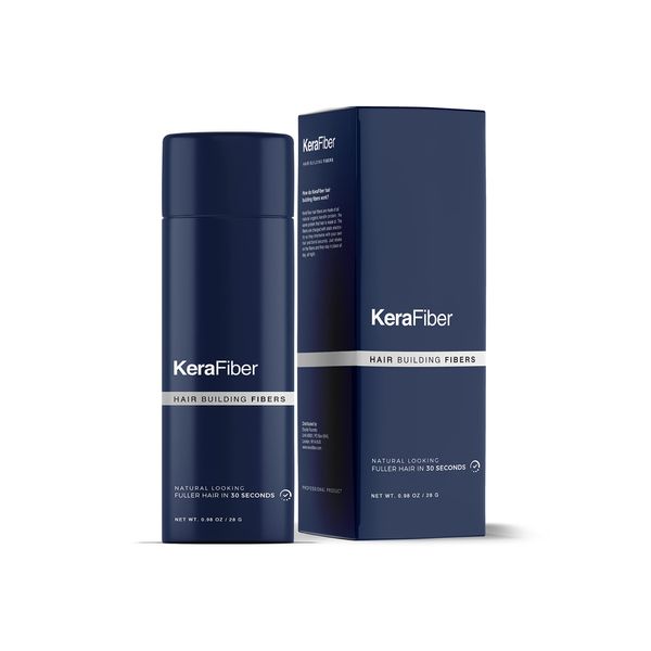 Hair Fibres Auburn by KeraFiber Professional-Natural Keratin Hair Building Fibres for Men and Women, Full Head of Hair in 30 Seconds