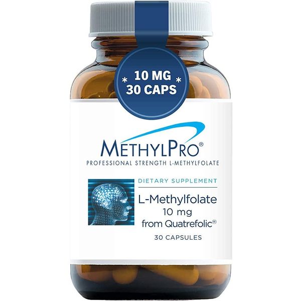 MethylPro 10mg Quatrefolic Active Folic Acid 30 Capsules Glucosamine 5 MTHF, See Details