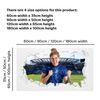 Chelsea Wall Sticker - Millie Bright 24/25 Broken Wall (60cm Width x 35cm Height)