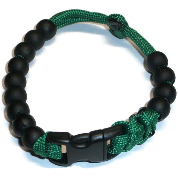 RedVex Ranger Pace Counter Bead Bracelet Choose your color and size - Customization Available (Green, 8.5 inch)