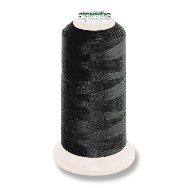 Madeira Aerolock 125 Colour 8000 Black Overlock Yarn 2500 m 100% Polyester