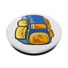 FUN CAMPING TEE. BACKPACK RUCKSACK BACKPACKING HIKING CARRY PopSockets Swappable PopGrip