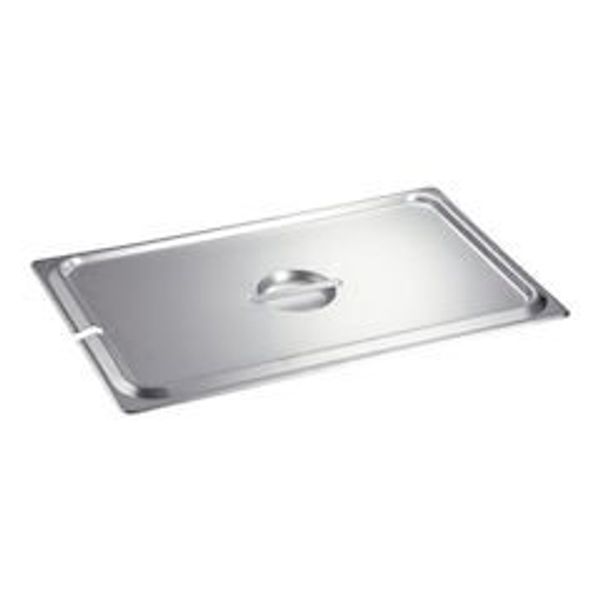 本間 Productions Silver Exterior Dimensions 266 X 165 mm Hotel Pan Lid (Cutting Included Hole Type) 1/4 Stacking specification 92145