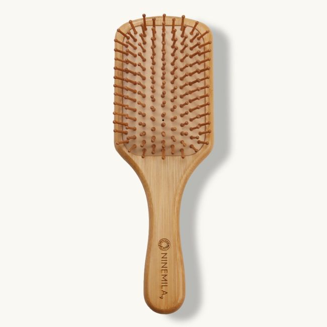 Nine Mila Wooden Paddle Hair Brush