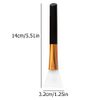 3Pcs Silicone Face Mask Brush Premium Silicone Brush Face Mask Hairless Face Mask Bush Applicator Skin Care Brush for Face Mask Eye Mask Body Lotion Applicator Tools (Pink+White+Black)