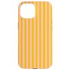 Soft Pink and Tangerine Stripes Geometric Vertical Lines Case for iPhone 15