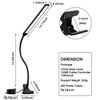 Adjustable LED Desk Lamp Swing Arm Lamp with Clamp Eye-Caring Reading Desk Light
